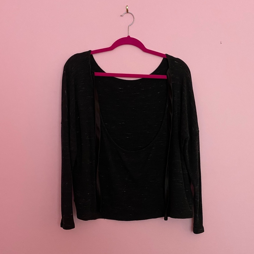 Aerie Open Back Yoga Tee - Picture 3 of 5